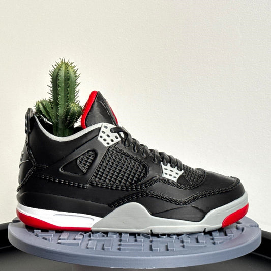 Jordan 4 BRED Sneaker Planter
